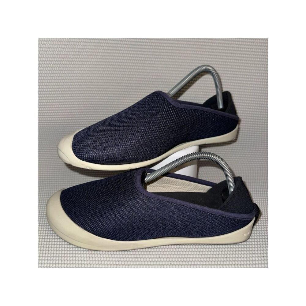 Mahabis Summer Slippers House Shoes Removeable Soles Navy Blue Mens Size 41 (8)